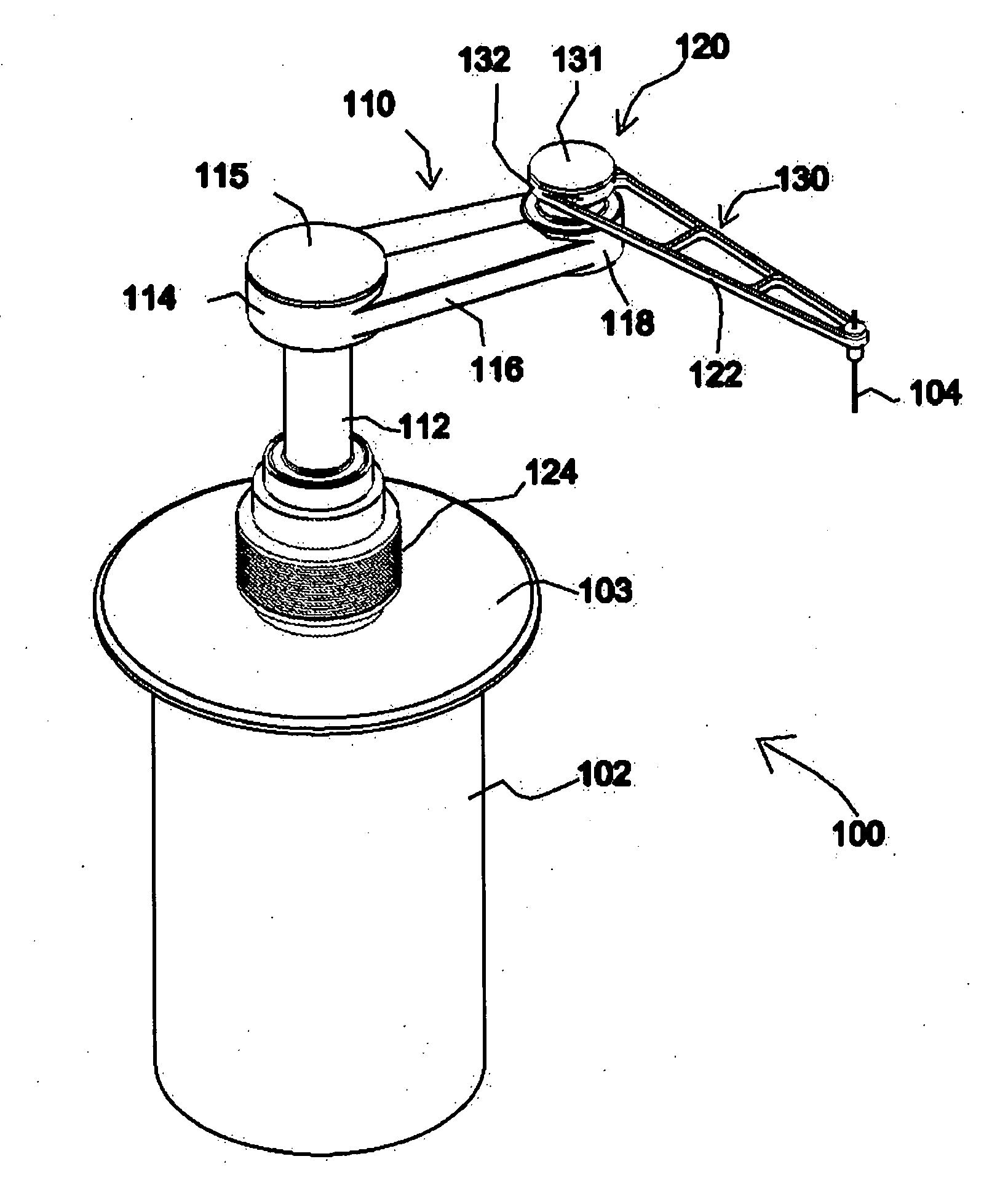 Articulated arm apparatus and system