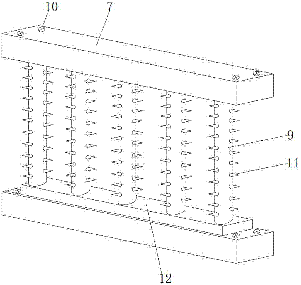 Dust removal device for computer hardware slot