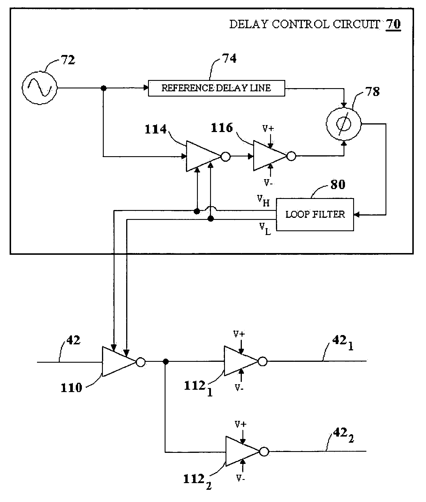 Isolation buffers with controlled equal time delays