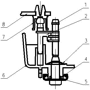 An anti-dropout dimming mechanism for lamps combined with internal and external assembly