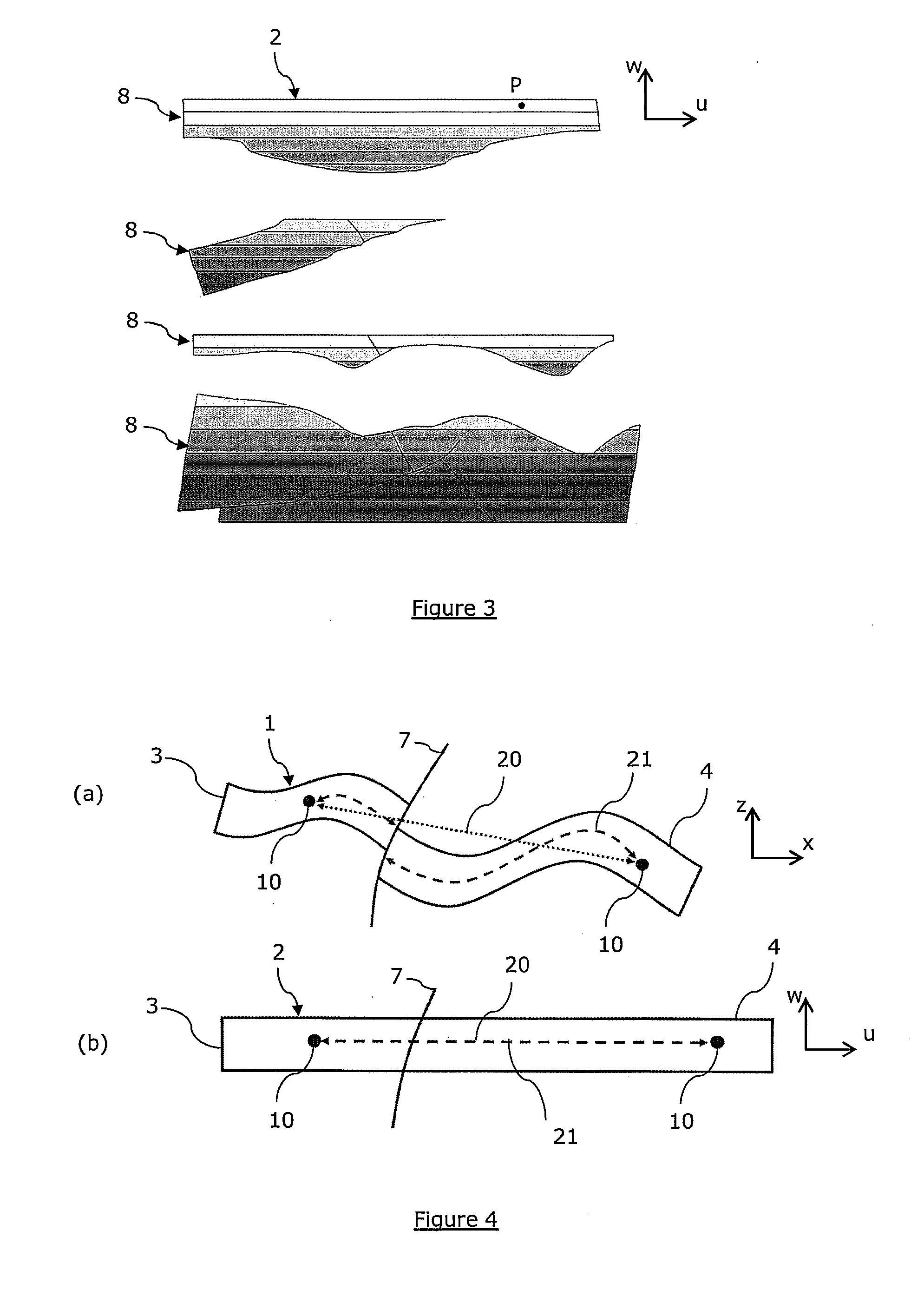Method for building a depositional space corresponding to a geological domain
