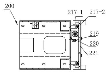 Elevating mechanism for cutting machine head of five-axis steel tube intersecting line