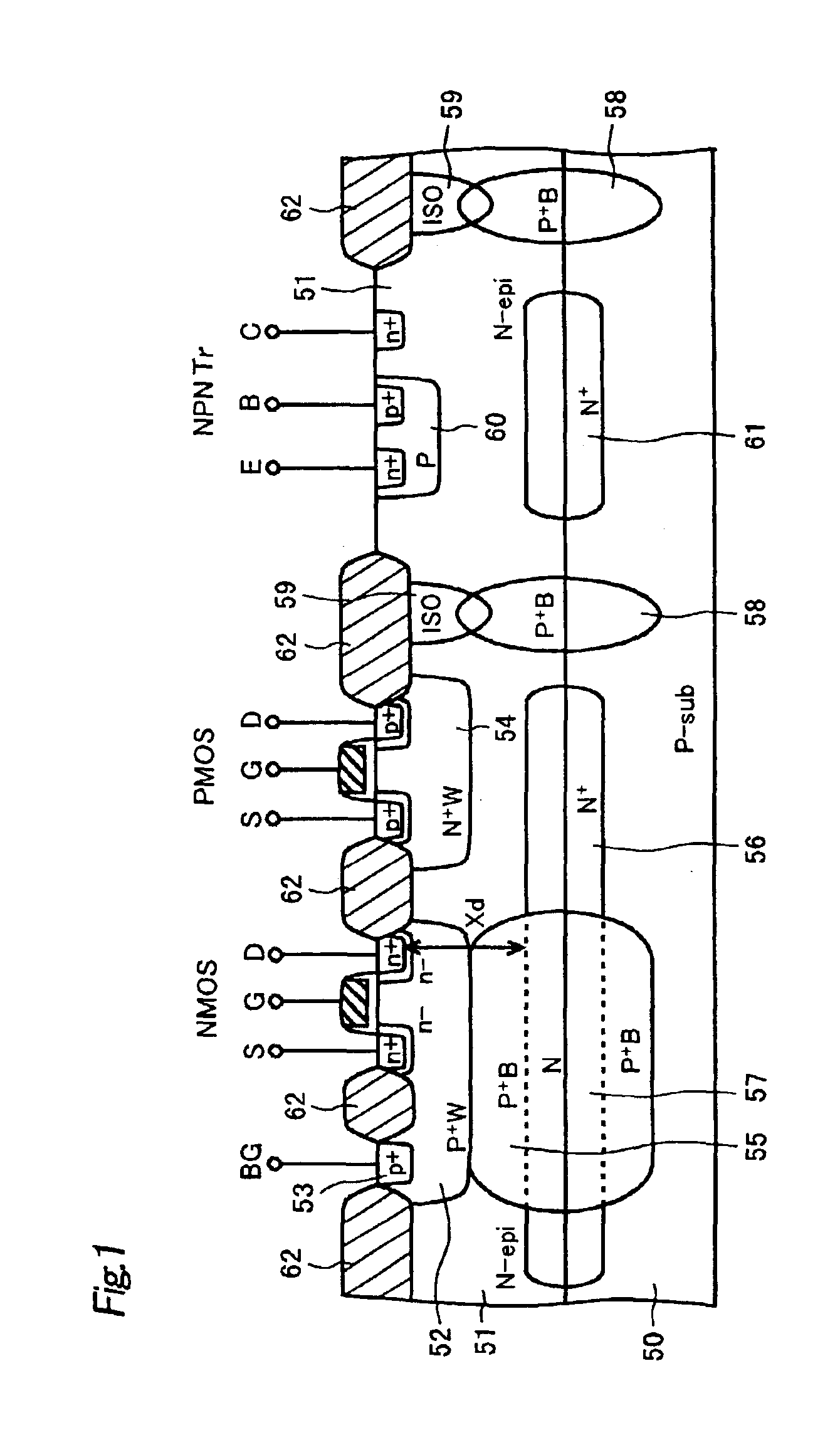 High breakdown voltage CMOS device