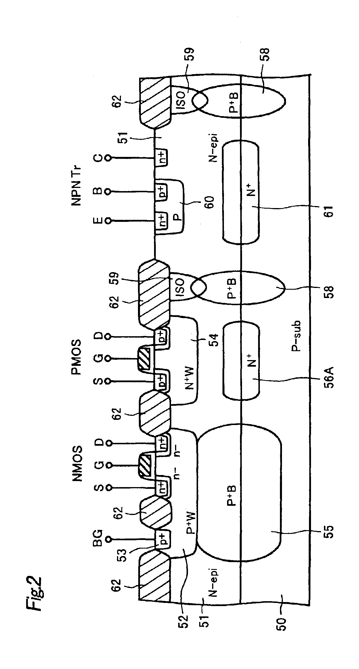 High breakdown voltage CMOS device