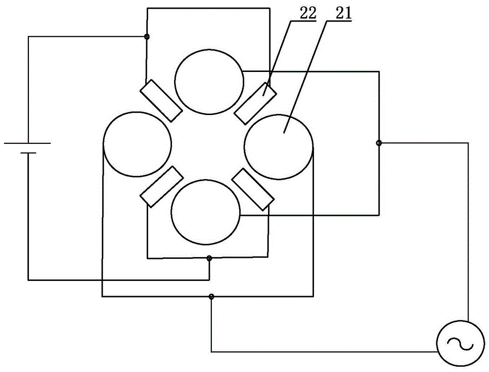 Ion enrichment introduction device and method for atmospheric pressure ion source time-of-flight mass spectrometer