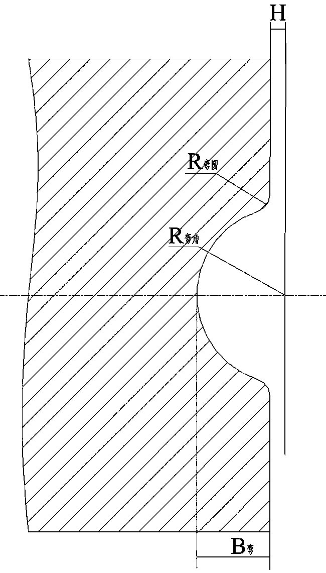 Double-boosting type large-curvature coreless bending forming die of thin-walled pipe and forming method thereof