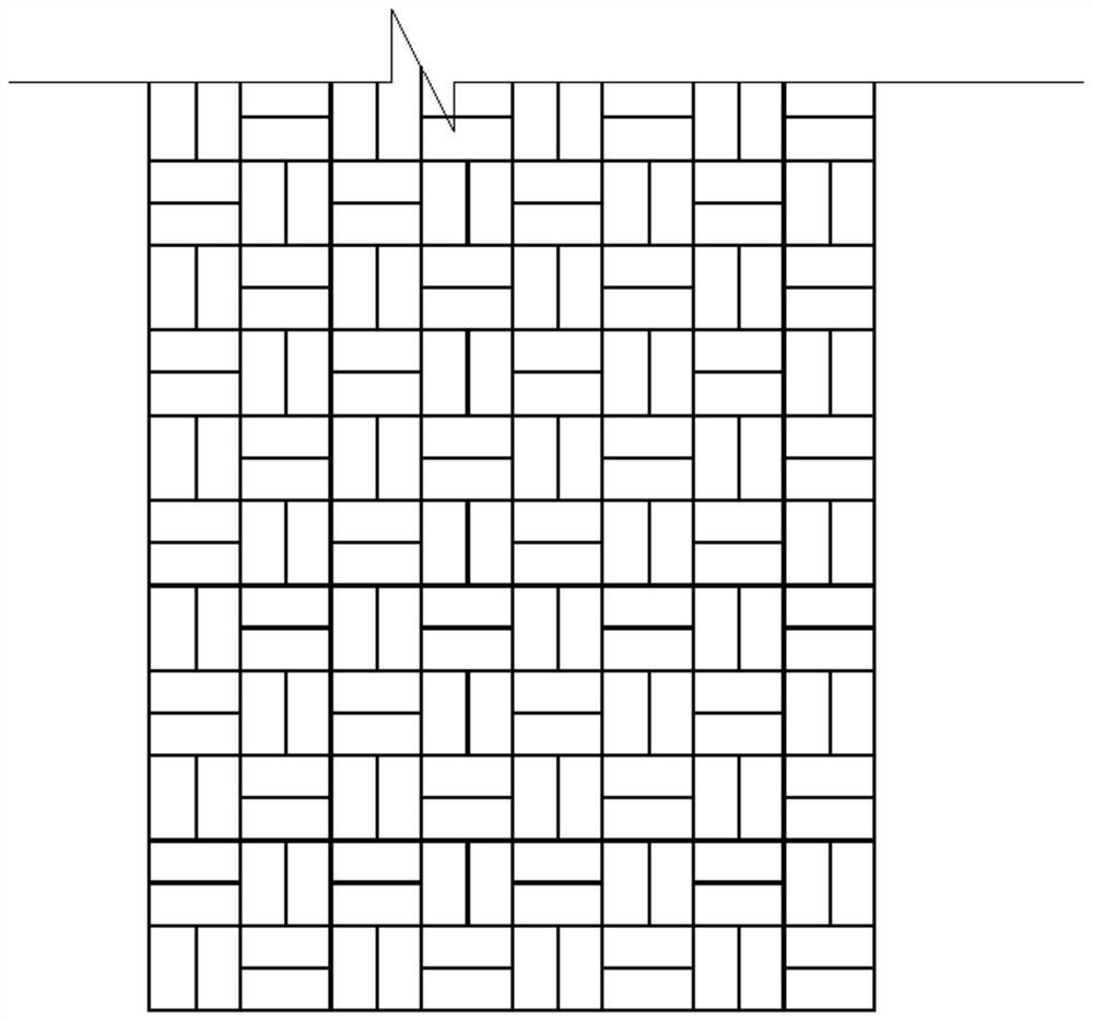 Concrete floor pouring mold and construction method thereof