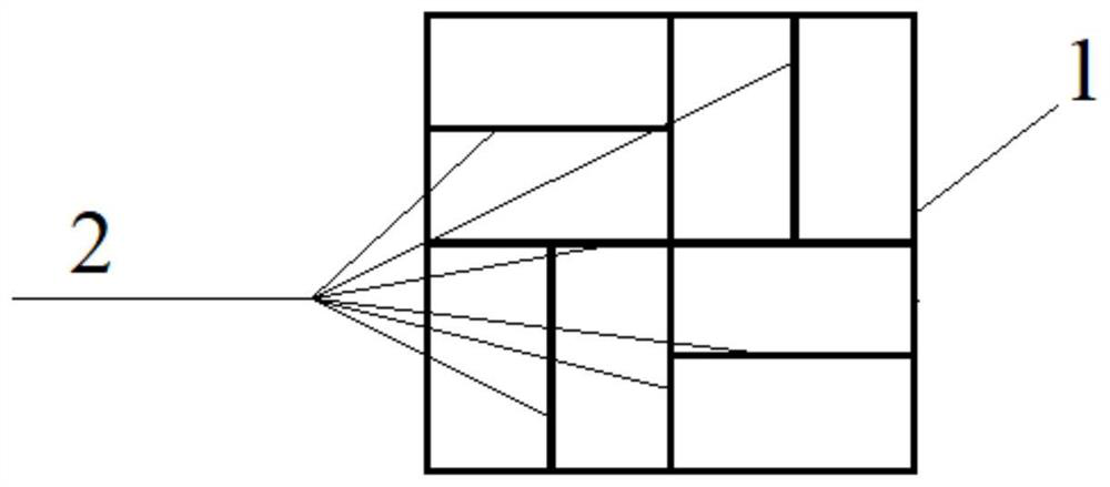 Concrete floor pouring mold and construction method thereof