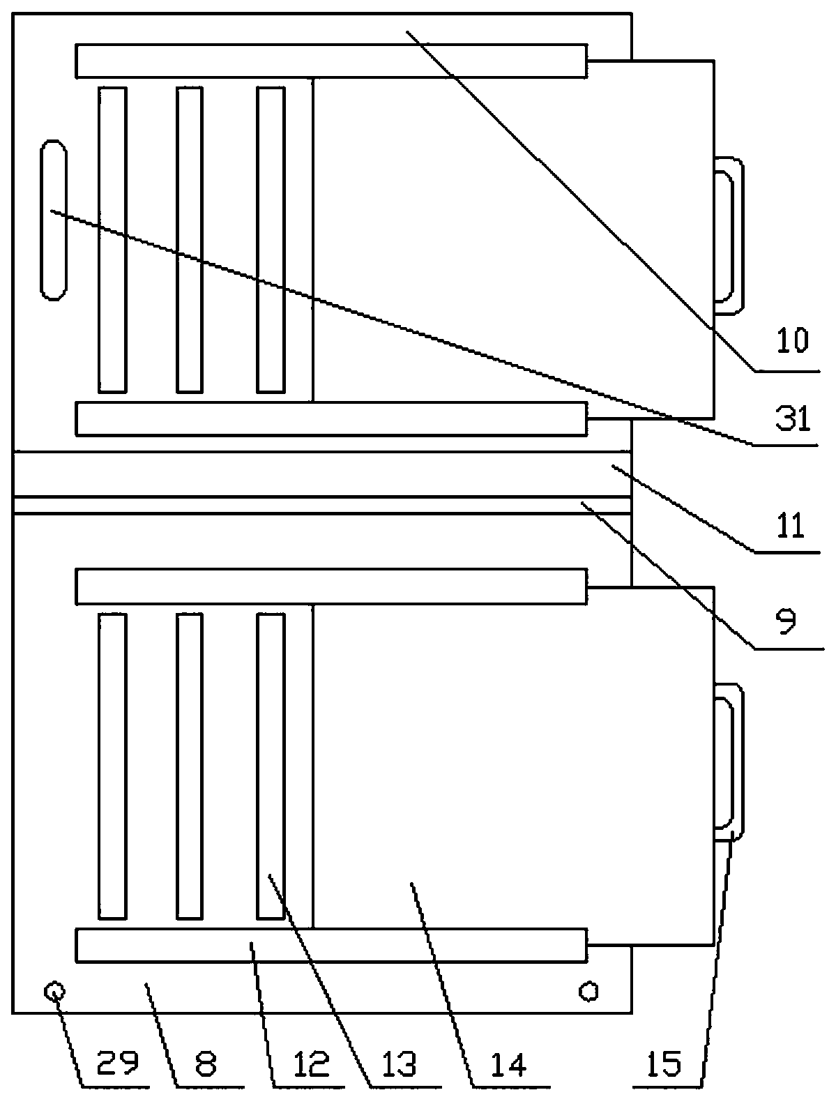 A power distribution cabinet