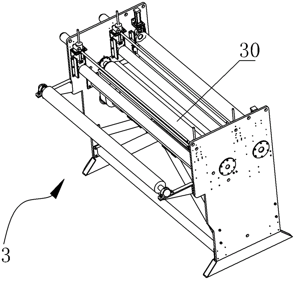 Non-woven online treating device
