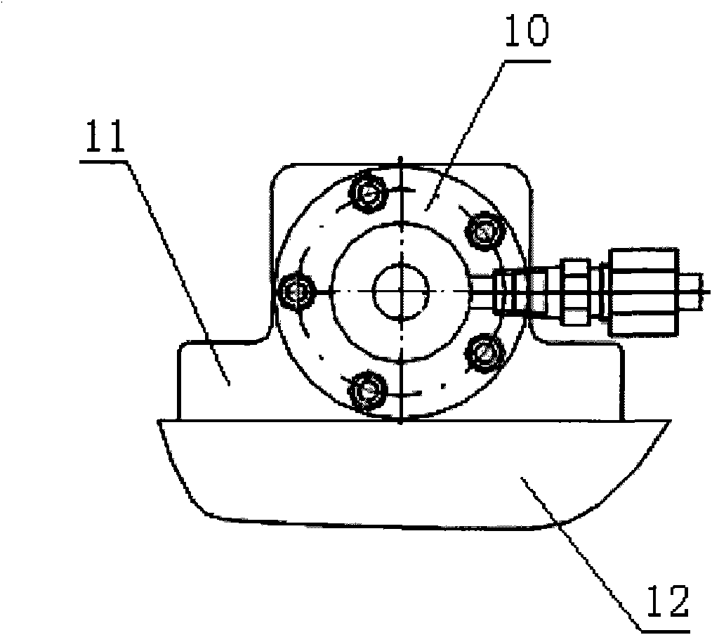 Rotating table device of machine tool