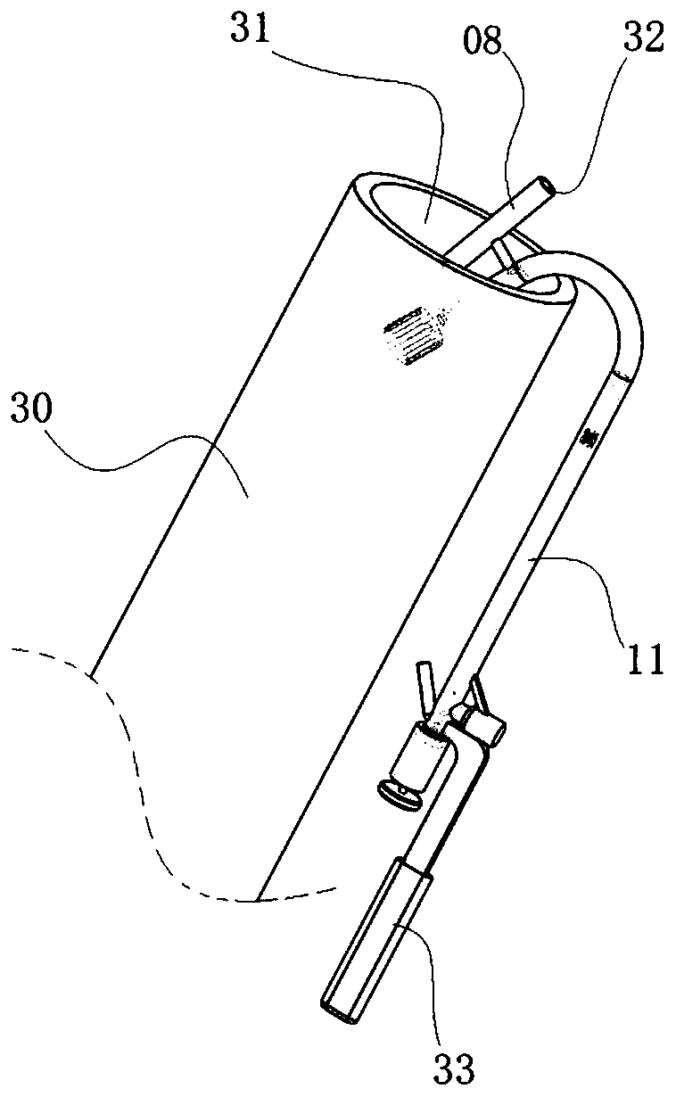 Sampling mechanism for high-temperature waste gas laboratory detection