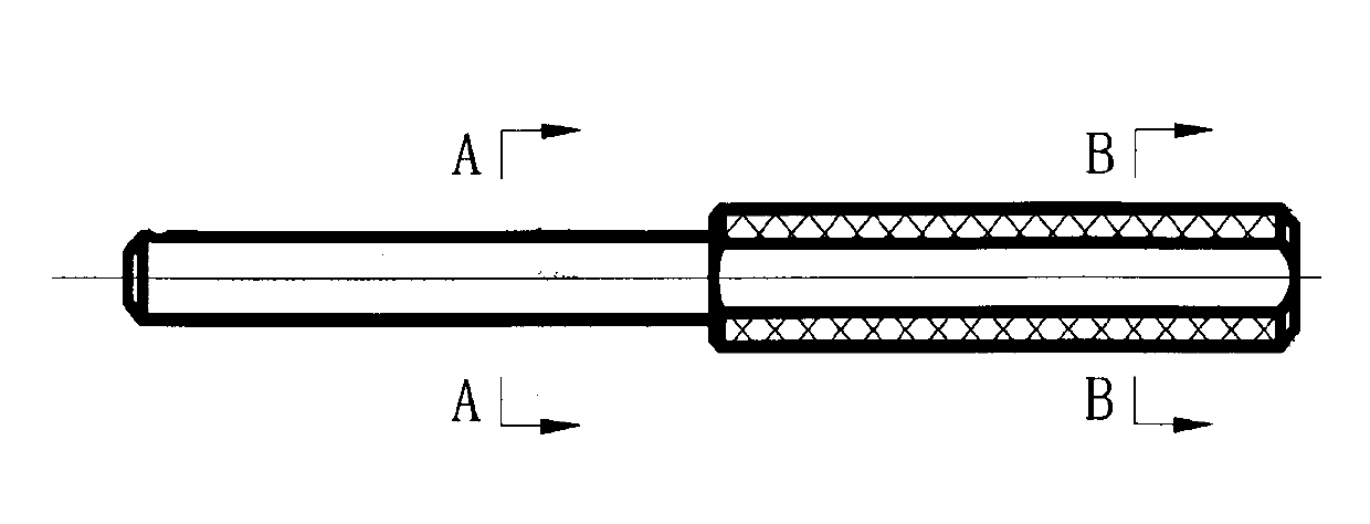 Rhombus plug gauge processing method