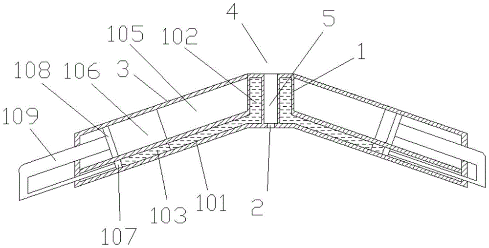 A gas-expanding thermo-photosensitive automatic adjustment device for the center of gravity