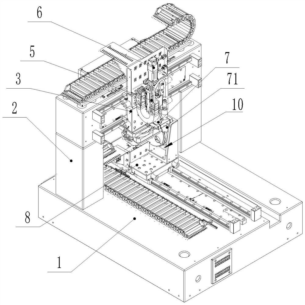 Multi-axis linkage exposure device and exposure method for product with arc transition angle