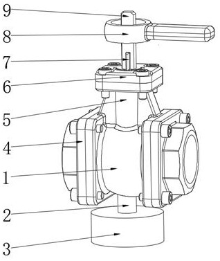 Novel flow valve for fuel gas conveying