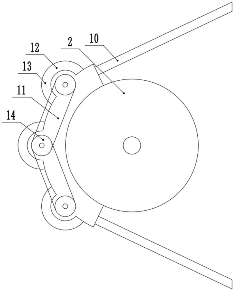 Leveling treatment device for textile cloth