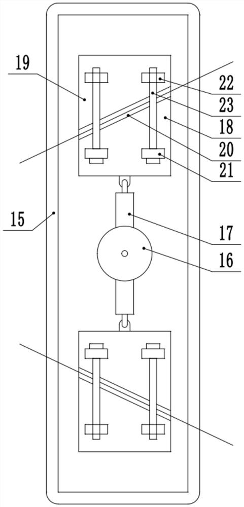 Leveling treatment device for textile cloth