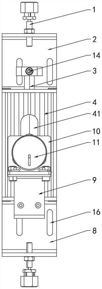 Side-standing integrated linkage mechanism