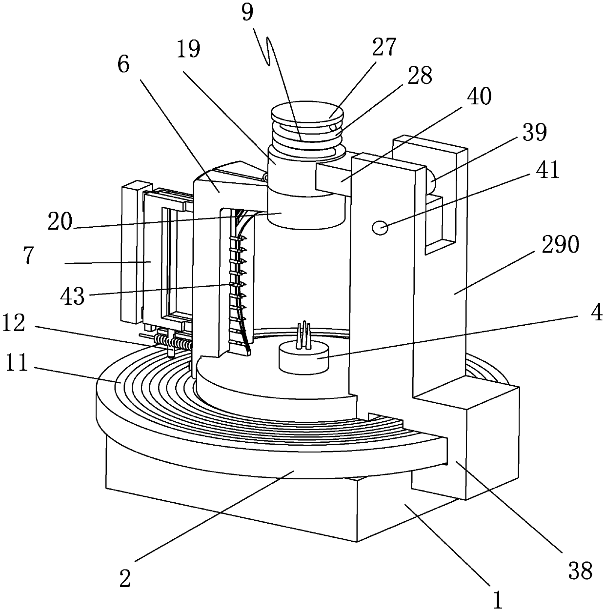 Coconut coir stripping apparatus