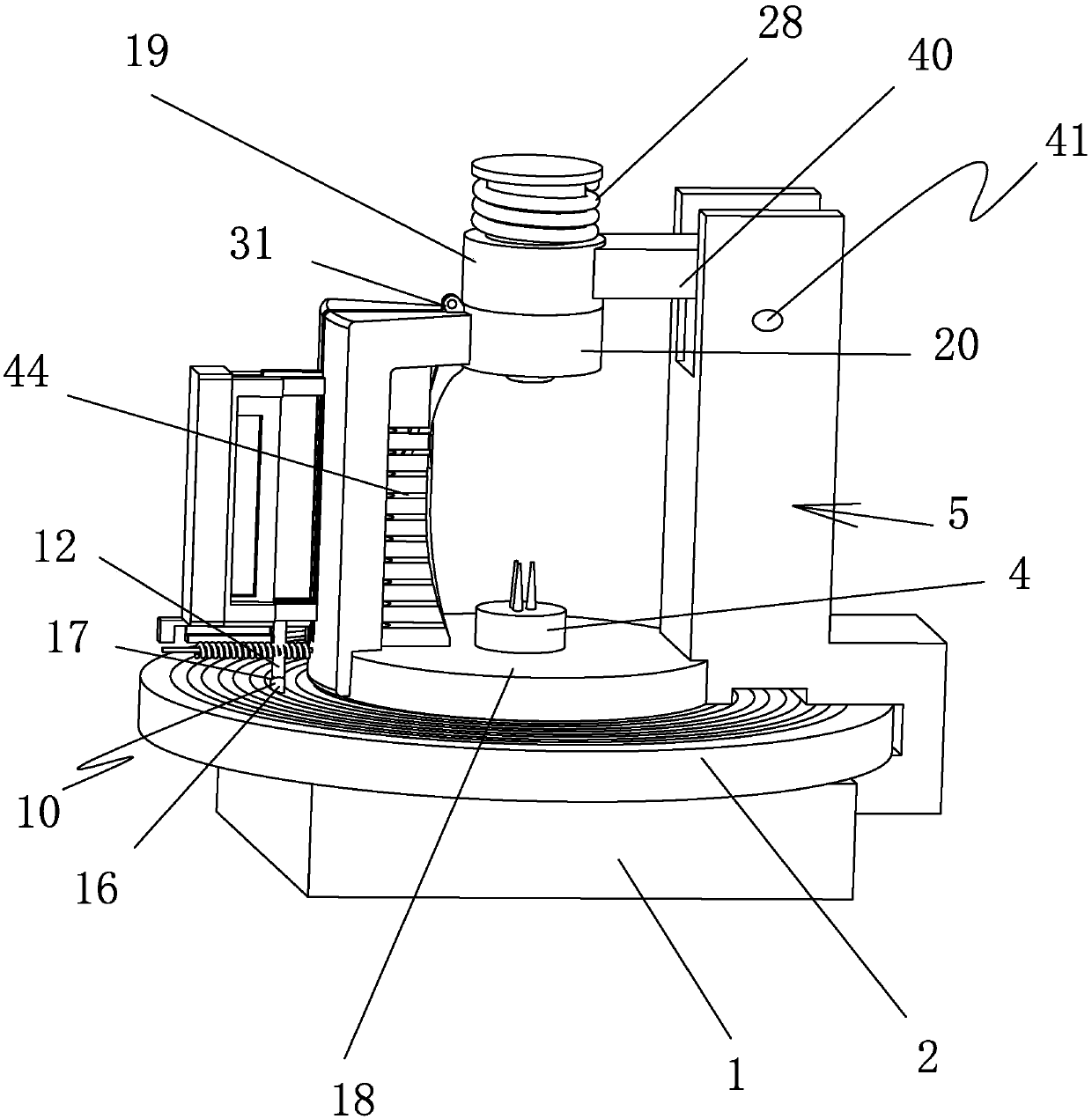 Coconut coir stripping apparatus