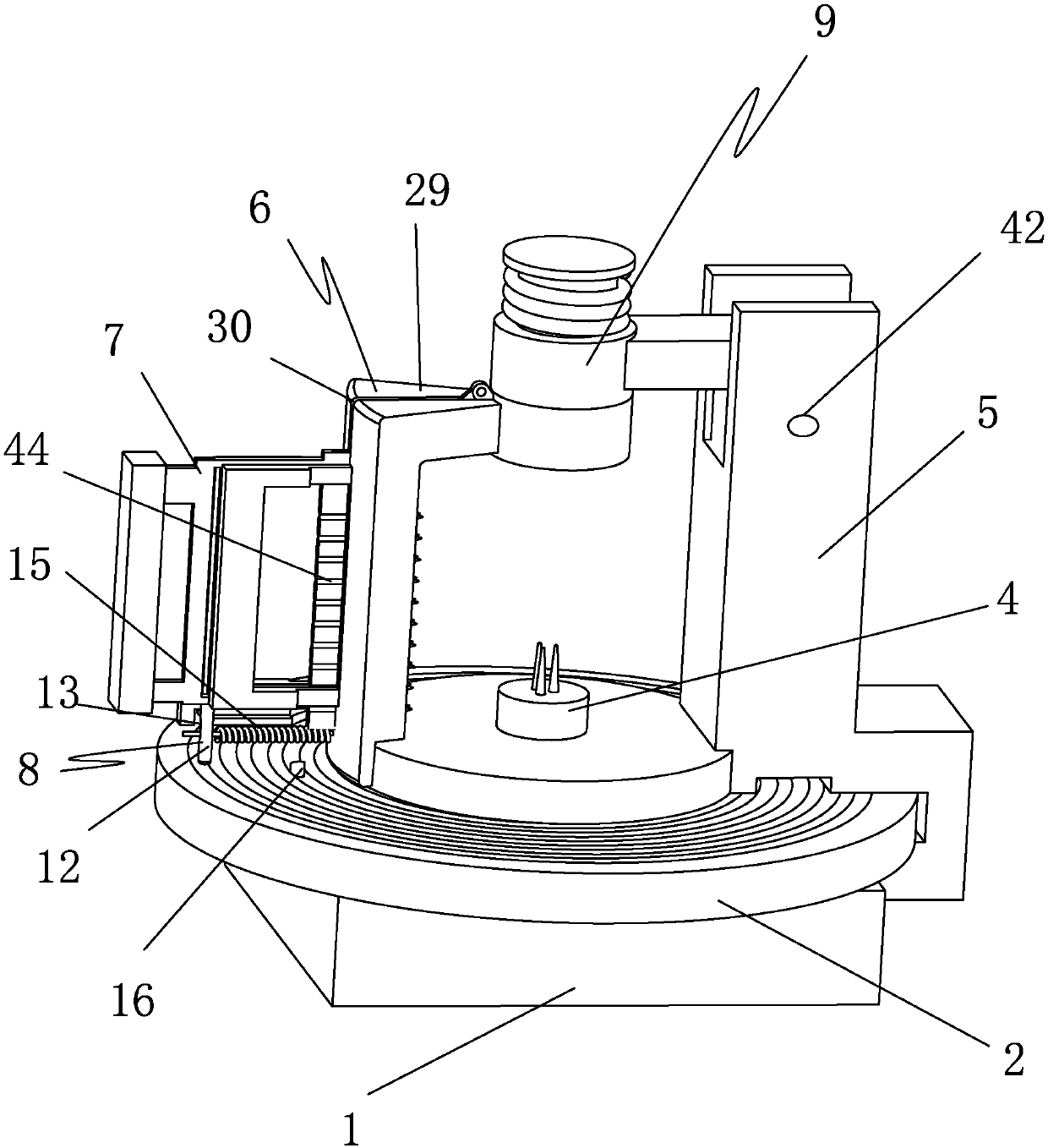 Coconut coir stripping apparatus