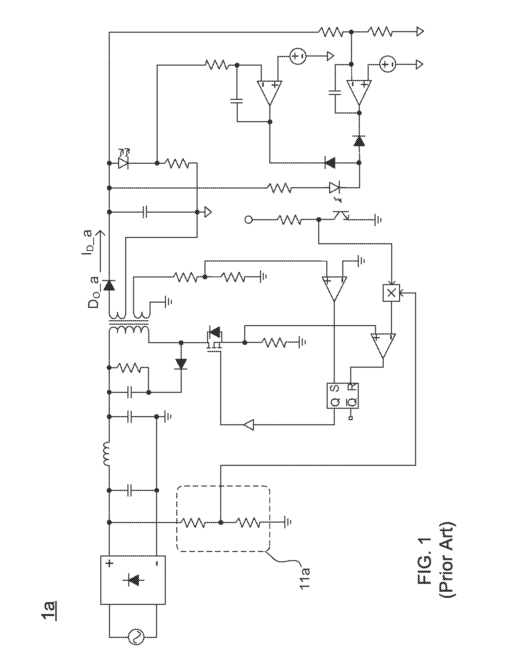 LED luminaire driving circuit with high power factor