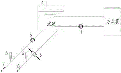 Thermal response testing device in ground-source heat pump system