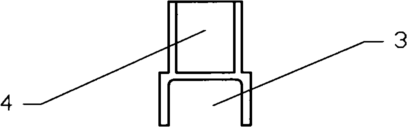 Supporting template used for sealing bottom surface of building template