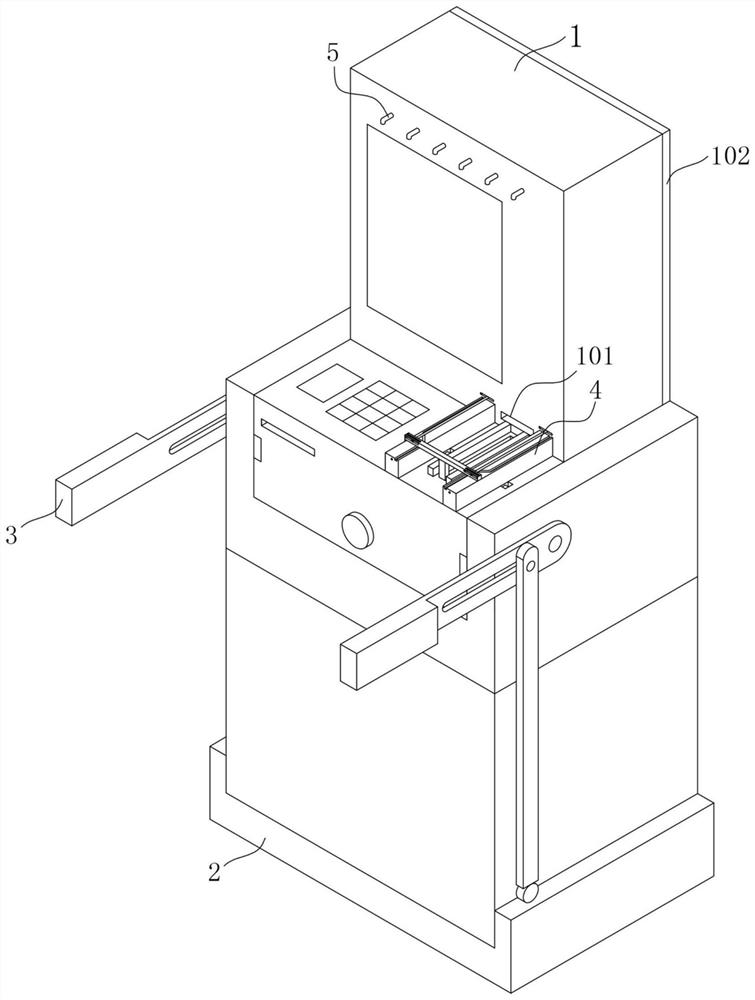 Medical doctor-seeing registration machine and use method thereof