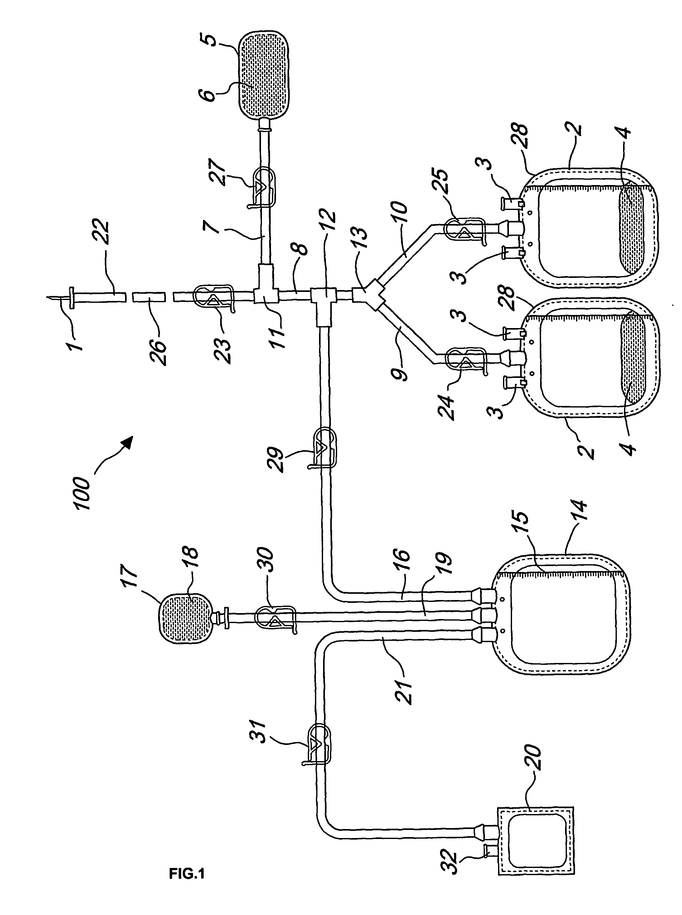 Method and apparatus for fractionating blood