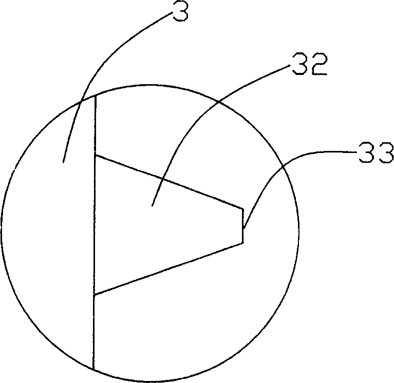 Improved structure of spiral anger and profiled semi screw pole body