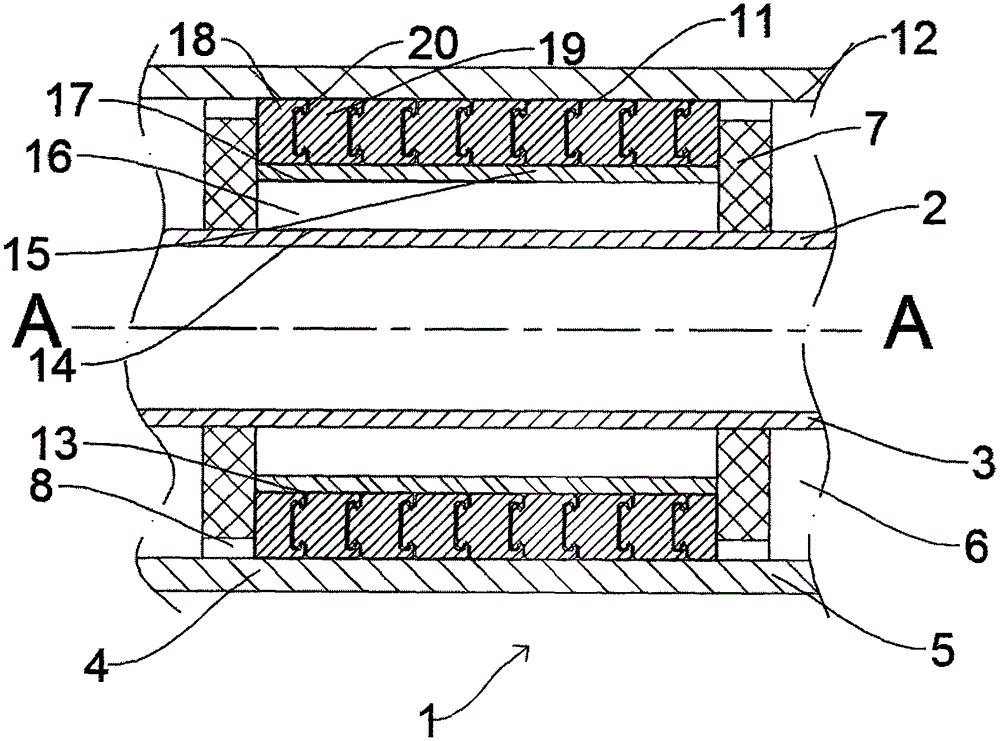 Deepwater pipe in pipe buckle arrestor based on deformed element with Y-type section