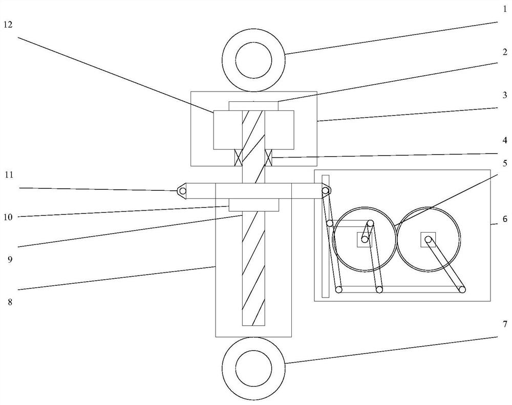 Inertia energy feedback vibration isolation system for intelligent vehicle