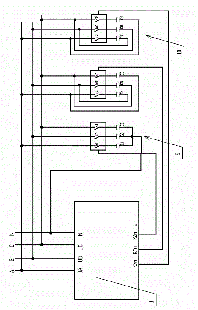 Method for improving circuit voltage by adopting core controller and taking input voltage as reference