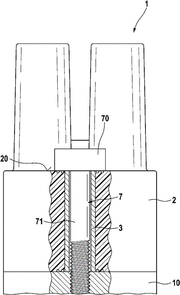 Ignition device with improved sealing performance