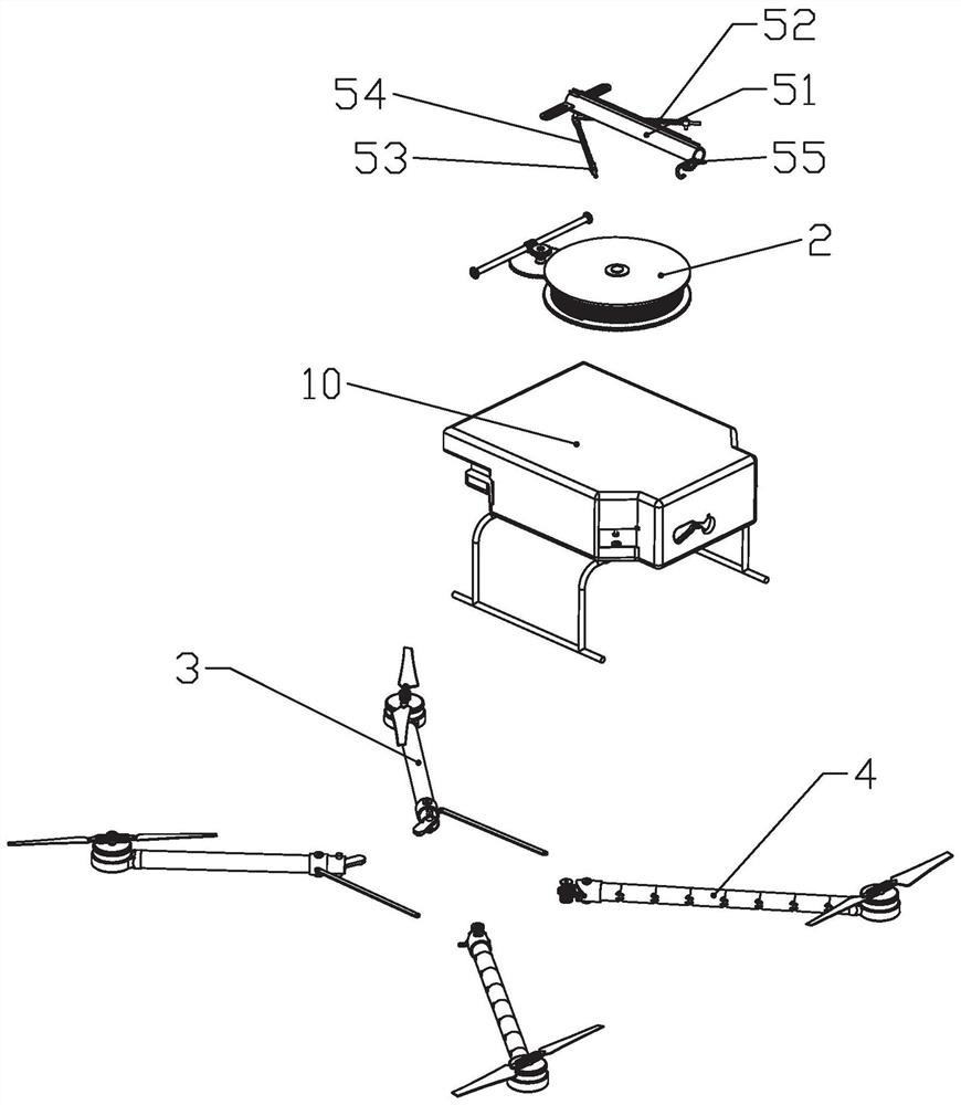 Infrared inspection high-altitude robot based on unmanned aerial vehicle