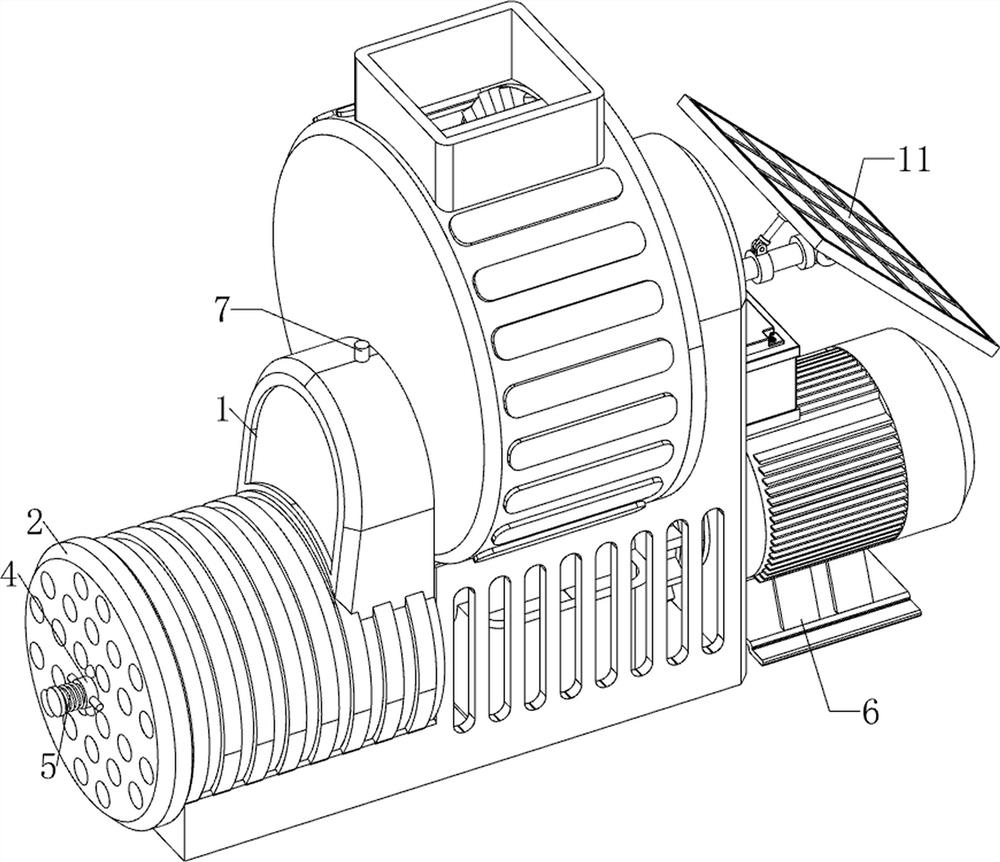 Straw processing granulation equipment applying solar energy