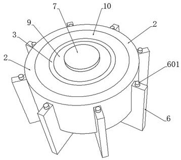 A power supply box externally connected with a self-triggering heat dissipation structure