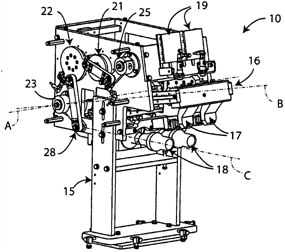Apparatus for applying a pour spout fitment to a container
