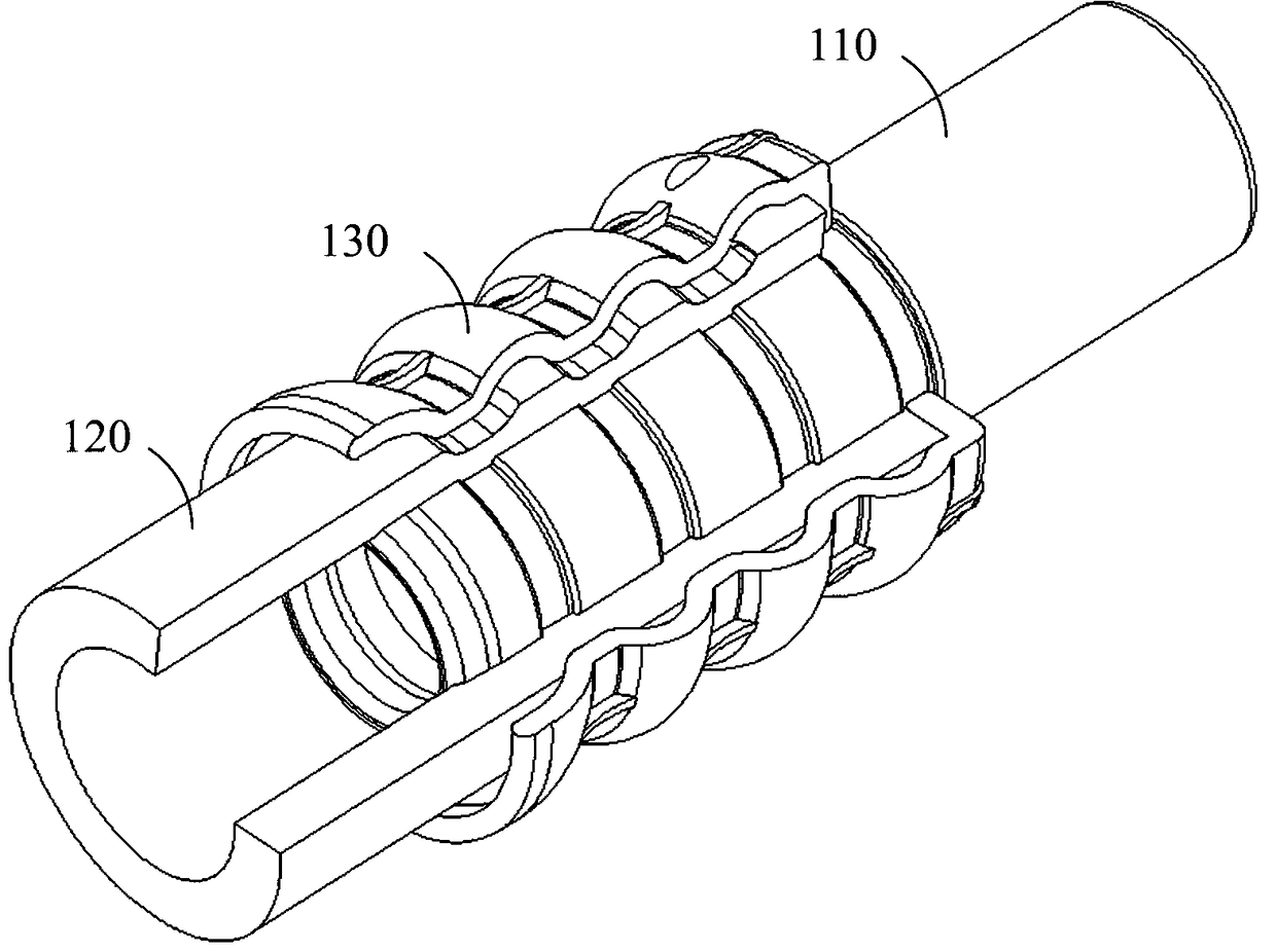 A pipeline device for automobile air conditioning system