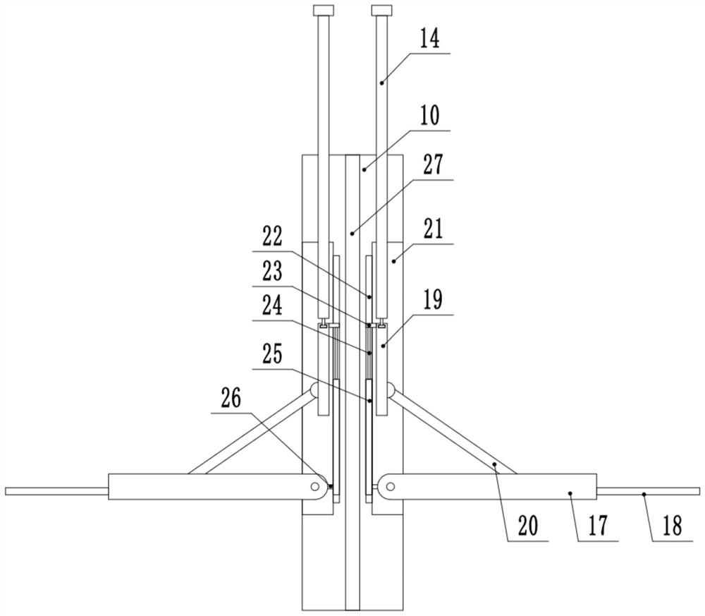 Big data service case convenient for internal part installation