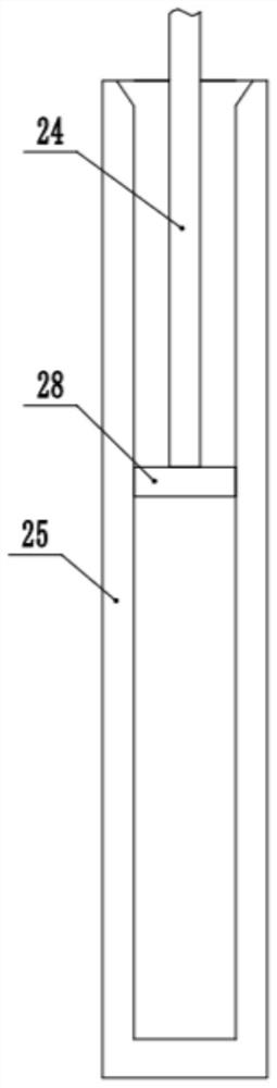 Big data service case convenient for internal part installation