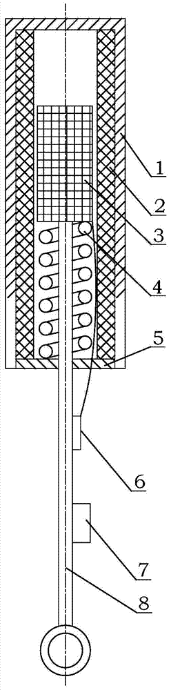 Device for reducing power transmission line galloping and application method thereof