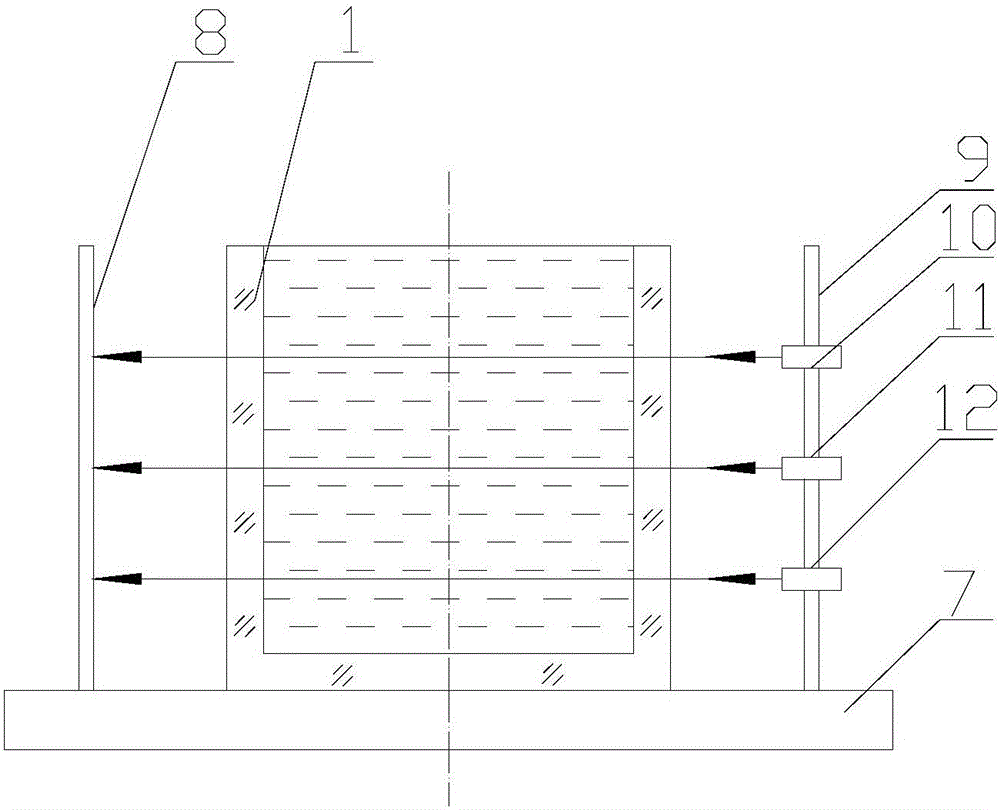 Real-time visual experiment device of influence of temperature difference on heat transfer speed and demonstration method