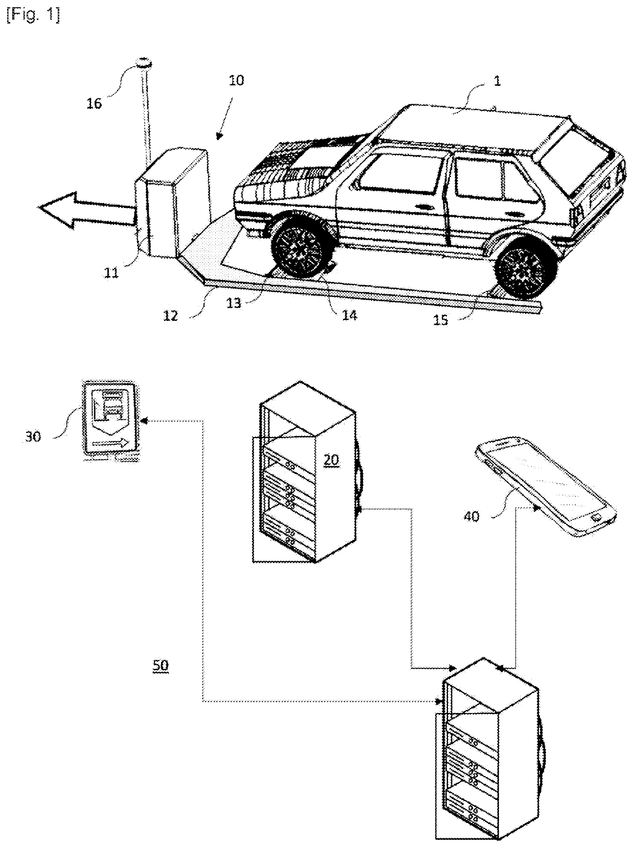 Method for managing a fleet of autonomous parking robots by a supervisor