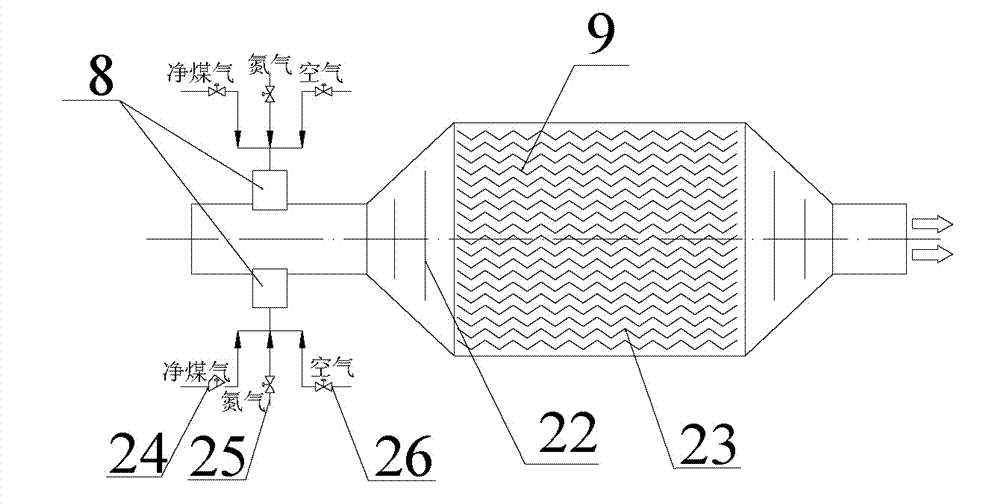 Device and method for removing dust from converter gas by dry method