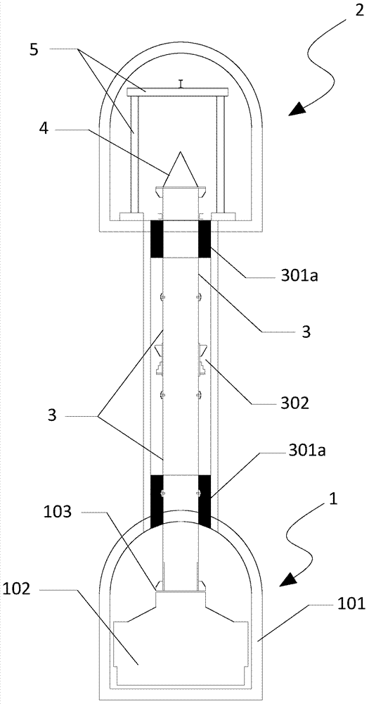 Steel pipe column concrete casting construction method employing cavern-pile method