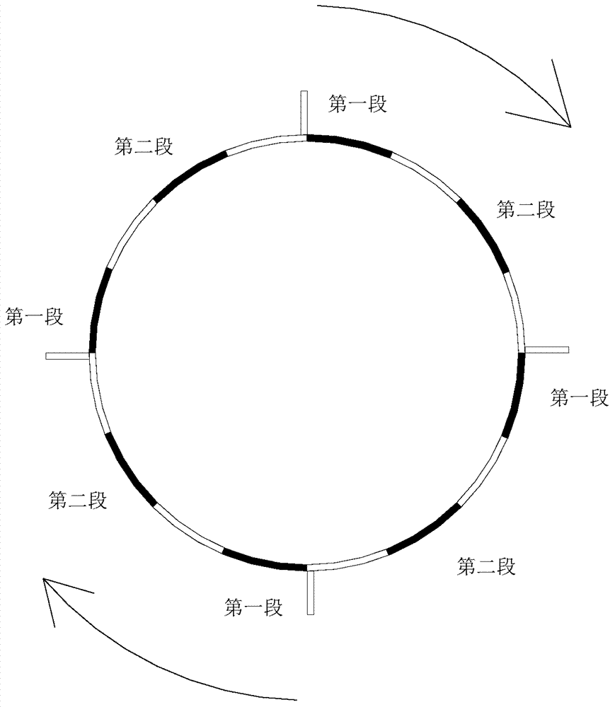 Steel pipe column concrete casting construction method employing cavern-pile method