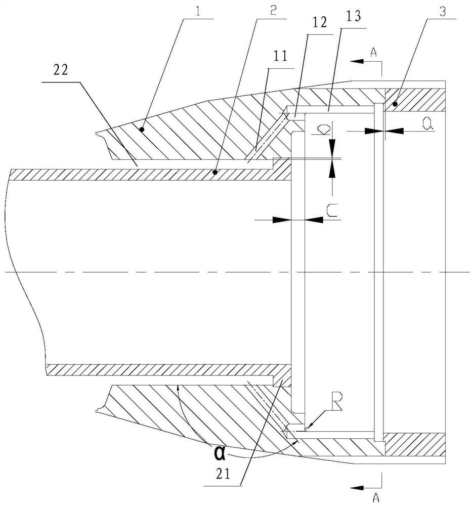 Bearing seat structure with cooling inner flow passage for turbo pump